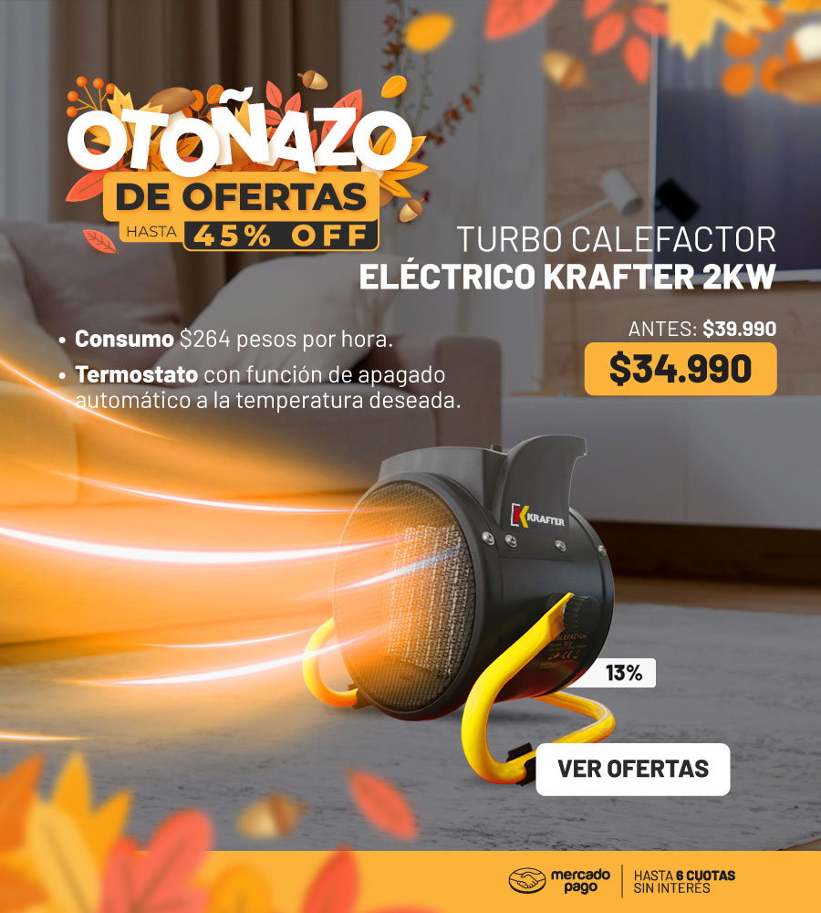 Ofertas Otoño Turbo Calefactores - Maktotal
